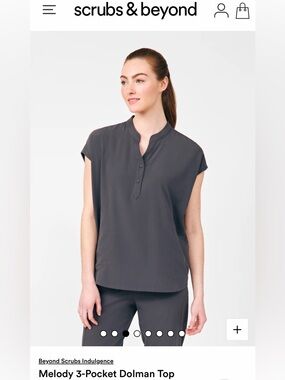 Beyond Scrubs Women’s Melody Dolman 3 Pocket Top